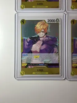 Lilith OP13-113 Carrying On His Will 4 Foil Card Play Set Lot One Piece - Image 4