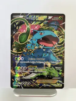 Venusaur EX Black Star Promo Full Art Holo Card XY123 Pokemon TCG - Image 2