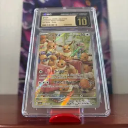 CGC Pristine 10 Eevee 078/066 AR Crimson Haze sv5a Japanese Pokemon Card - Image 1