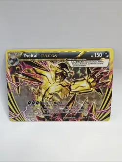 Yveltal BREAK 66/114 Steam Siege Full Art Ultra Rare Holo Pokemon Card. Pk000832 - Image 1