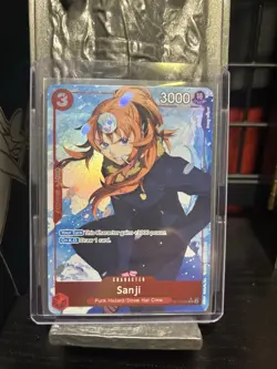 Sanji OP10-005 Royal Blood One Piece Card Game Full Art Foil Rare Nami English - Image 3
