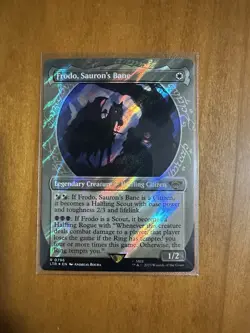 Frodo, Sauron’s Bane 0796 Surge Foil NM Pack Fresh Showcase LTR - Image 1