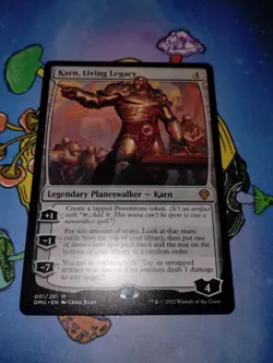 1x Karn, Living Legacy - Dominaria United #001/281 MTG Magic The Gathering - Image 1