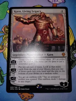 1x Karn, Living Legacy - Dominaria United #001/281 MTG Magic The Gathering - Image 2