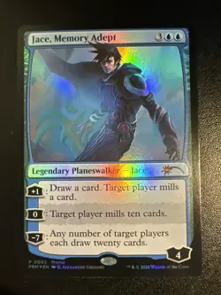 Magic The Gathering MTG Jace Memory Adept Near Mint Foil Promo 2024 - Image 1