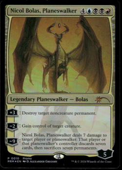 Nicol Bolas Planeswalker #10 - Promo FOIL Magic The Gathering MTG Limited - Image 1