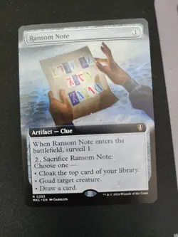 MTG Ransom Note (355/392) Murders at Karlov Manor Commander NM - Image 1