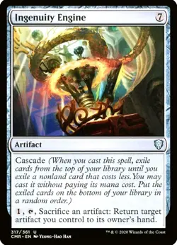 X 1 Ingenuity Engine NM-M Commander Legends 317 MTG Magic The Gathering - Image 1