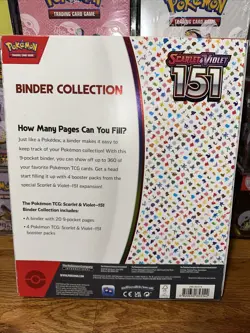 Pokemon TCG: Scarlet & Violet - 151 Binder Collection Box - SEALED - Image 2