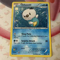 Oshawott Full Holo BW08 Pokemon Black and White Promo LP - Image 1