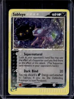 2003 Pokemon EX Sandstorm Sableye Holo #10/100 - Image 1