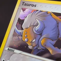 Pokemon TCG Tauros POP Promo Holo 5/17 With Swirl - Image 3