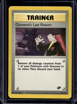 2000 Pokemon Gym Challenge Giovanni's Last Resort #105/132 - Image 1