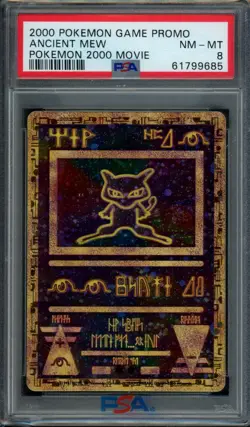 2000 Pokemon Game Promo Ancient Mew Pokemon 2000 Movie PSA 8 NM-MT 685 - Image 1