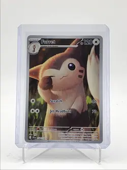 FURRET 2025 POKEMON SV JOURNEY TOGETHER ILLUSTRATION RARE 168/159 Q5542 - Image 1