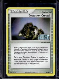 2006 Pokemon EX Crystal Guardians Cessation Reverse Holo #74/100 - Image 1