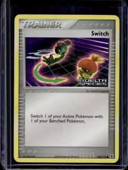 2005 Pokemon EX Delta Species Switch Reverse Holo #102/113 - Image 1