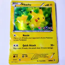 2016 Pokemon Generations PIKACHU Toys R Us Exclusive Promo 26/83 - SEALED - Image 3