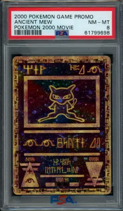 2000 Pokemon Game Promo Ancient Mew Pokemon 2000 Movie PSA 8 NM-MT 698 - Image 1