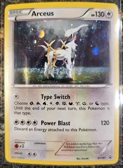 Pokemon 2017 Black Star Promo Arceus XY197 Holo NM or Better - Image 1