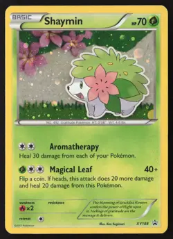 Shaymin Full Holo XY188 Pokemon XY Promo - Image 1