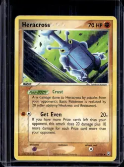 2004 Pokemon EX Team Rocket Returns Heracross #43/109 - Image 1