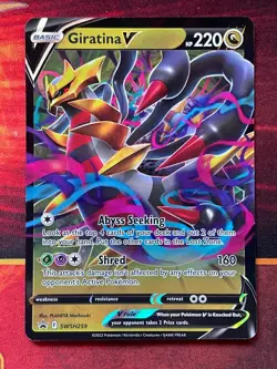 Giratina V - SWSH259 - Pokemon Sword & Shield Black Star Promo - NM - Image 1
