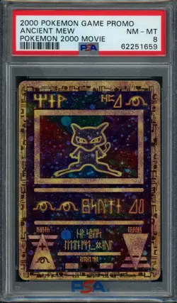 2000 Pokemon Game Promo Ancient Mew Pokemon 2000 Movie PSA 8 NM-MT 659 - Image 1