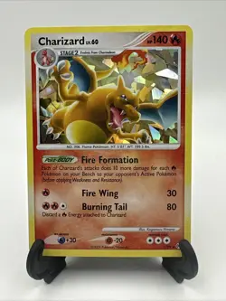 Pokemon TCG Charizard 1/99 Arceus Cracked Ice Holo Rare - Image 1