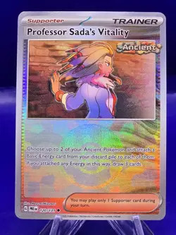 Pokemon TCG Prismatic Evolutions Professor Sada's Vitality Pokeball Holo 120/131 - Image 1