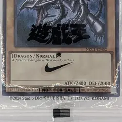 Yugioh Red-Eyes Black Dragon Nike Worlds Promo NKC1-EN002 Collaboration 2025 - Image 3