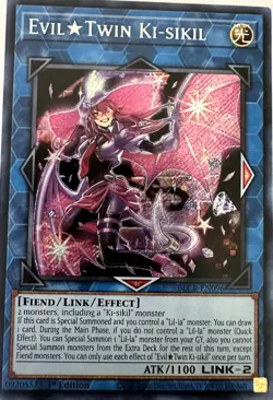 Evil Twin Ki-sikil BLCR-EN096 Secret Rare 1st Edition NM Yugioh #BLCR-EN096 - Image 1