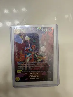 Bandai One Piece CCG O-Nami OP06-101 (SP) Special Trigger Holo Card - Image 4
