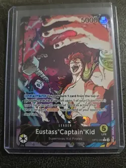 ONE PIECE EUSTASS CAPTAIN KID OP10-099 LEADER ALT ART ROYAL BLOOD ENGLISH - Image 1