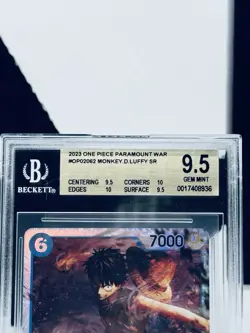 2023 One Piece Paramount War Monkey D Luffy SR BGS 9.5 - Image 2