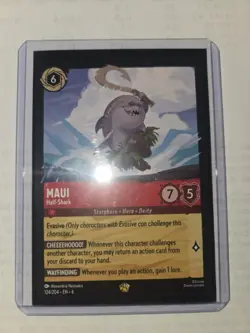 Disney Lorcana Maui Half-Shark - Azurite Sea - Regular - Near Mint #124/204 - Image 3