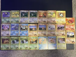 Pokemon Japanese Base Set Of 30 Cards / 3 Holos Included - Image 2