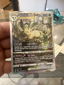 Pokemon TCG Leafeon VSTAR GG35/GG70 Crown Zenith Galarian Gallery Holo Card - Image 1