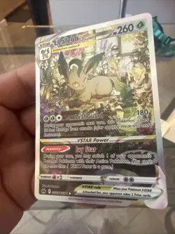 Pokemon TCG Leafeon VSTAR GG35/GG70 Crown Zenith Galarian Gallery Holo Card - Image 2