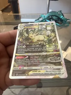 Pokemon TCG Leafeon VSTAR GG35/GG70 Crown Zenith Galarian Gallery Holo Card - Image 3