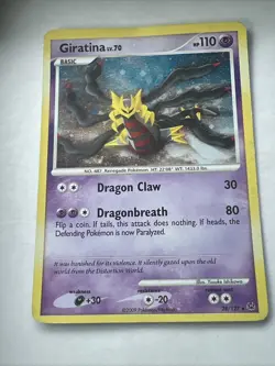 Pokemon TCG Platinum Giratina 28/127 Holo Card - Image 1