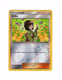Erika 191/236 Sm-Cosmic Eclipse Reverse Holo - Pokemon Card - Image 1