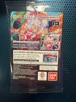 One Piece Monkey D Luffy US Voyage College Basketball Promo Card *STILL SEALED* - Image 2