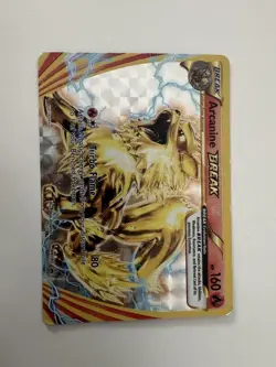 Arcanine BREAK XY180 Full Art Black Star Promo Holo Pokemon Card TCG - Image 2