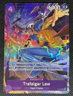 Trafalgar Law (Illustration Box Vol.6) P-093 One Piece Promotion Cards Foil - Image 1