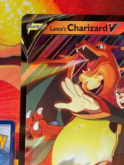 Lance's Charizard V SWSH133 Pokemon Celebrations Promo Jumbo Card - Image 2