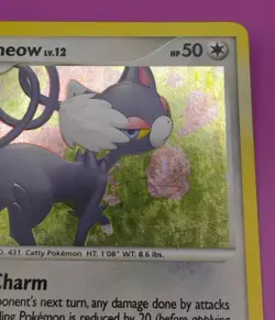 Glameow DP23 Diamond and Pearl Holo Promo Mid-Era Pokemon Card - Image 4