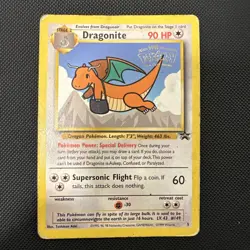 Pokemon Dragonite Black Star Movie Promo Trading Card 05/53 TCG Damaged - Image 1