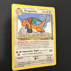 Pokemon Dragonite Black Star Movie Promo Trading Card 05/53 TCG Damaged - Image 2