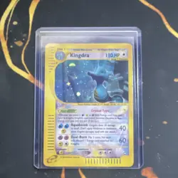 Kingdra - 148/147 - Pokemon Aquapolis Holo Crystal Card HP - Image 1